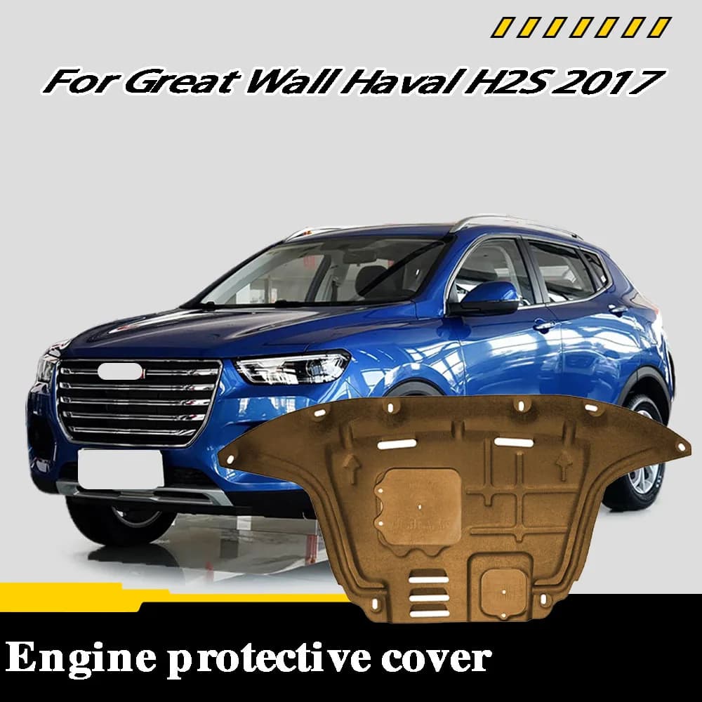 Front Under Engine Cover For Great Wall Haval H2S 2017 1.5T Guard Plate Skid Plate Car Engine Protection Panel Mudguard