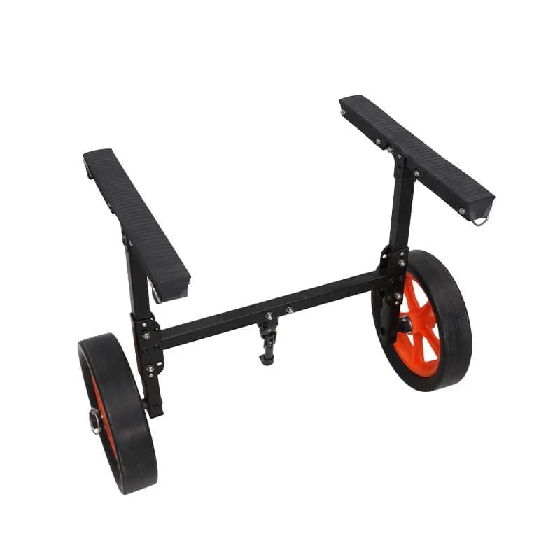Drifting boat trailer canoe beach trolley iron pipe folding