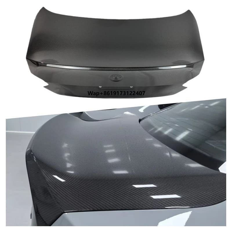 Dry Carbon Fiber CS Style Rear Trunk Lid Bootlid for  2 Series G42 G87 M2 M240i 2022-25