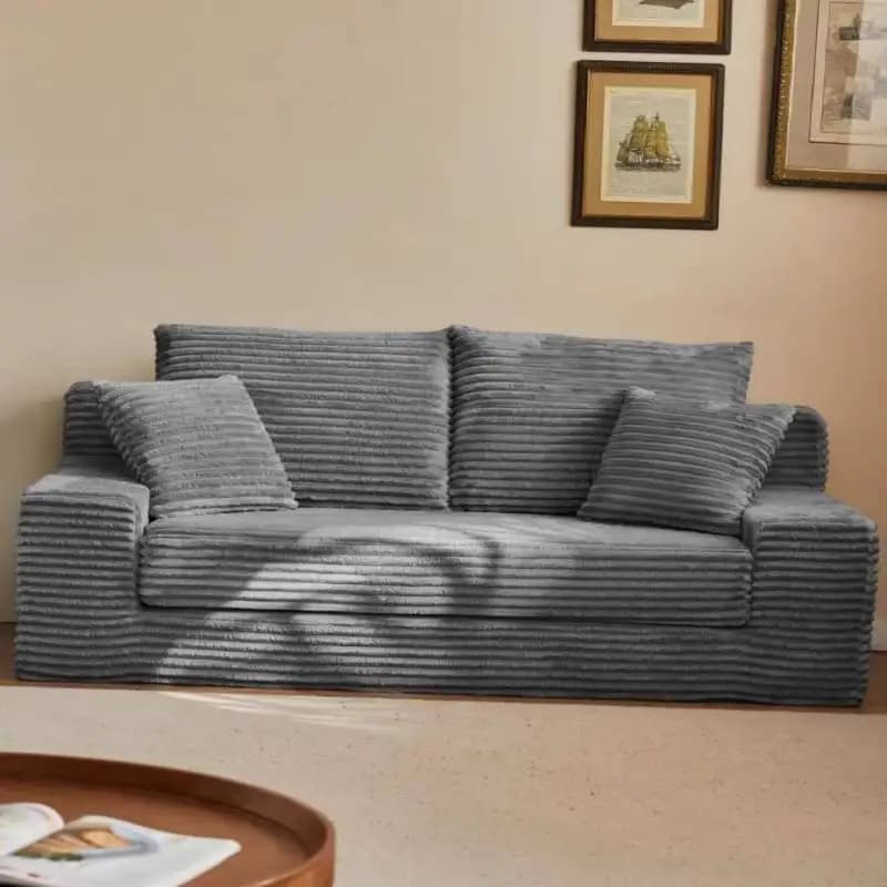 Minimalist Modern Living Room Sofas Velvet Vintage Nordic Floor Living Room Sofas Convertible Sleeper Kompressionssofa Furniture