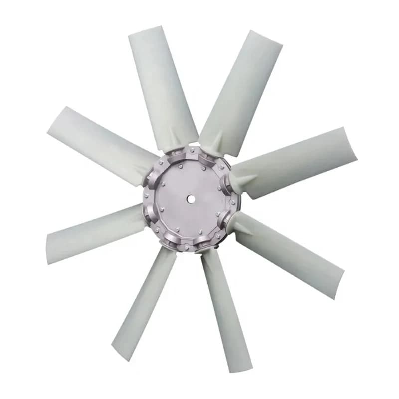 Fan Impeller Nylon Axial Excavator Cooling Fan Generator Spare Parts