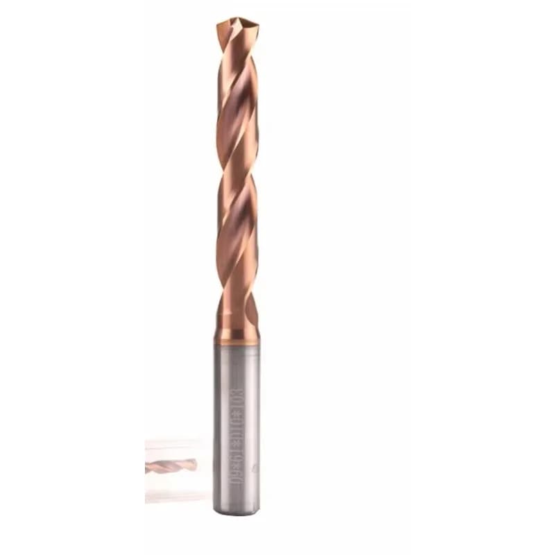Wholesale solid carbide twist numerical control drill bit external coolant straight shank drill