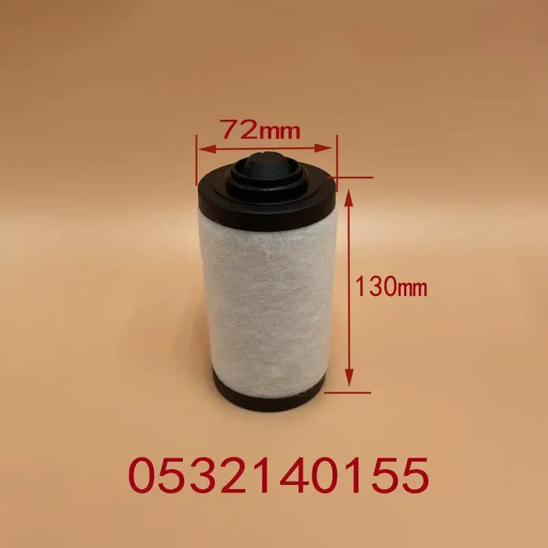 New Vacuum pump exhaust filter 0532140159 0532140157 oil mist separator 0532140153 0532140154 0532140155
