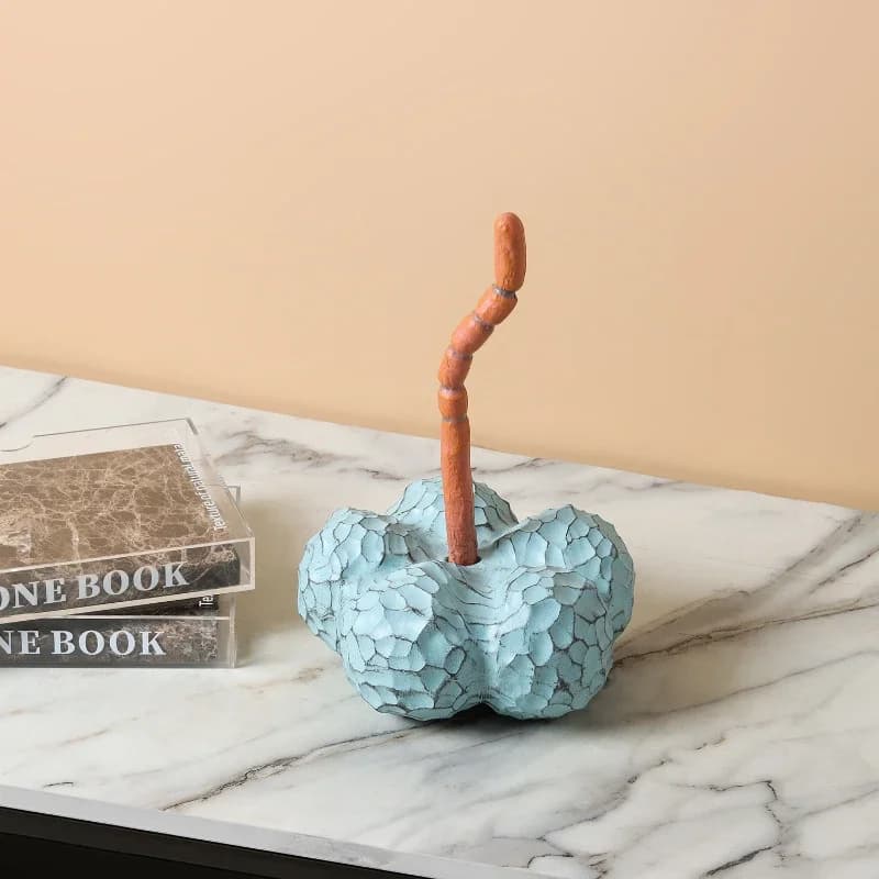Resin abstract pumpkin shaped ornaments, home living room TV cabinets wine cabinets entrance decorations,Modern Home Decoration
