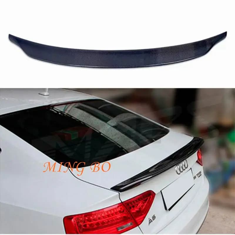 FOR Audi A5 4 doors 2 Doors 2009- 2016 Wing lip spoiler auto par  carbon fiber / Forged carbon rear wing （Not for S5 RS5）