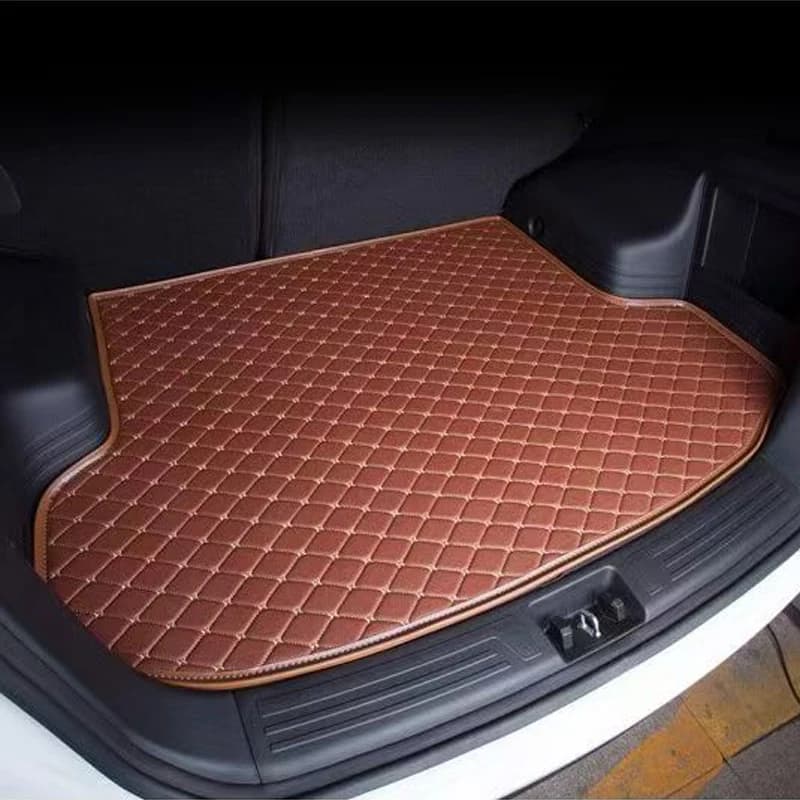 Durable Custom Leather Car Trunk Mat For Cadillac CTS 2008 2009 2010 2011 2012 2013 Auto Carpet Interior Parts