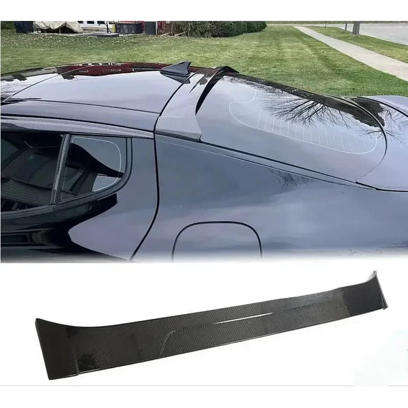 Real Carbon Fiber Roof Spoiler For Kia Stinger 2018-2023 Exterior Accessory
