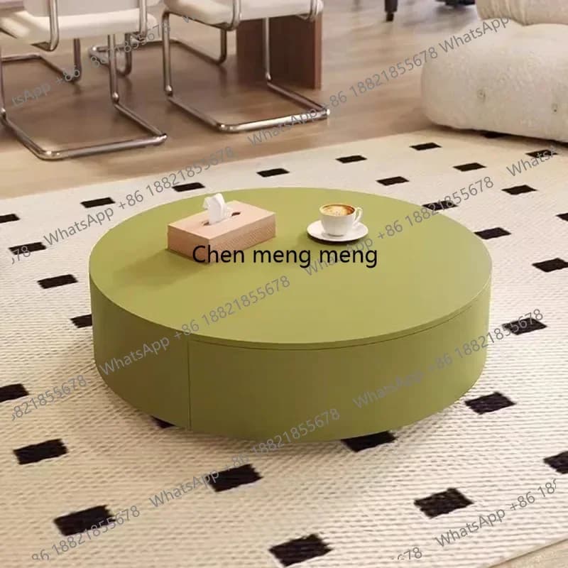 Aesthetic Round Coffee Tables Luxury Living Room Design Coffee Tables Minimalist Modern Luxury Mesa Auxiliar Unique