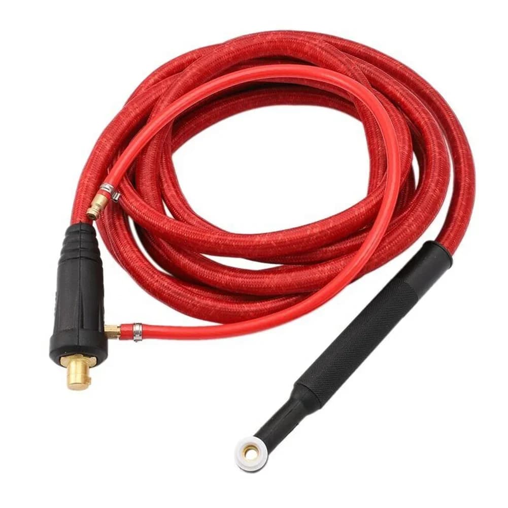 TIG Torch WP-9F with 4 Meter Hose and Forced Air Cooling for 35-70 Welder Compatibility and Reliable Aluminum Welding