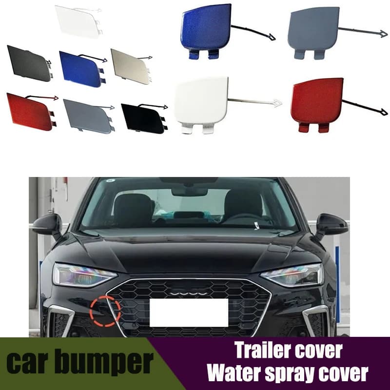Auto Front or Rear Bumper Tow Hook Cap Cover for Audi A4 S4 S-line Sline 2020 2021 2022 2023 2024
