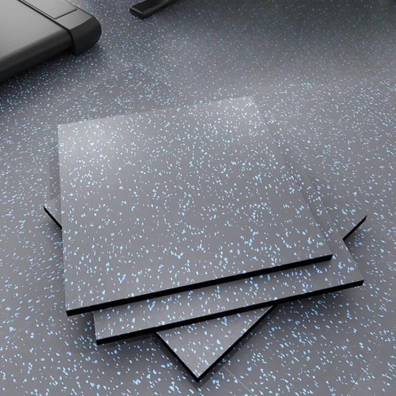 One meter gym rubber floor mat shock absorption mat strength zone sound insulation floor barbell dumbbell mat sports floor glue