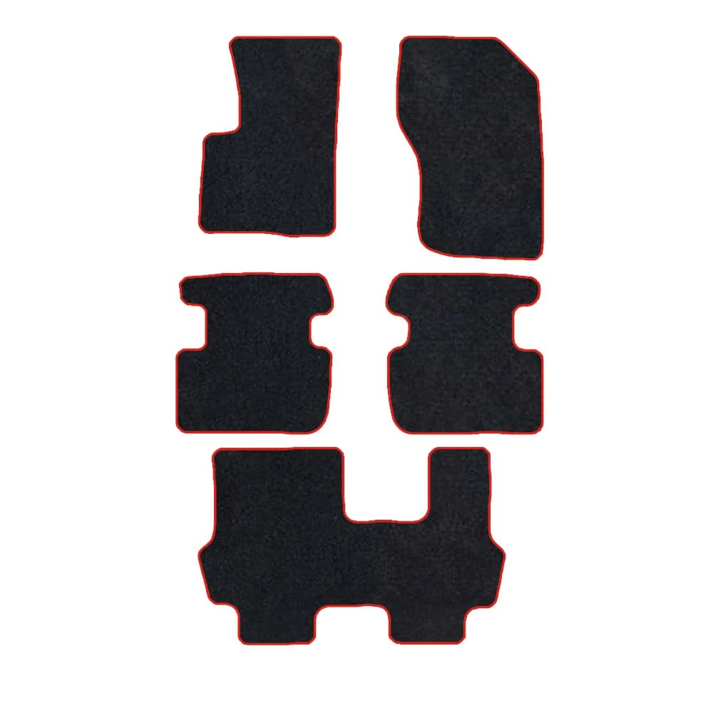Car Mats With Buttons Waterproof Non-Slip For Mitsubishi Outlander 2016-2018 7Seat GF GG ZJ ZK ZL Car-Specific Mats Floor Mats