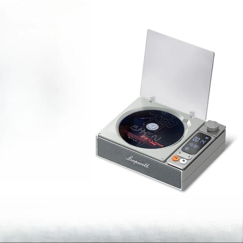 Retro CD player Home integrated album player Portable audio CD disc Audiophile grade
