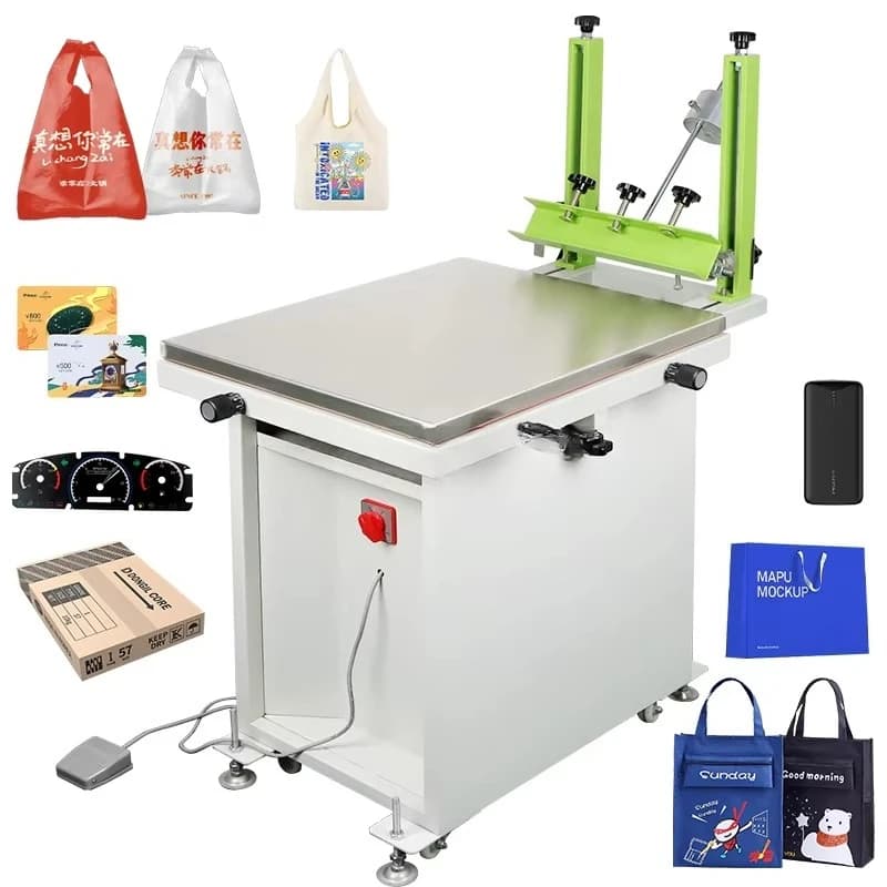 High Table 500*600mm Size Flat Manual Screen Printing Machine for Clothes Paper Textile