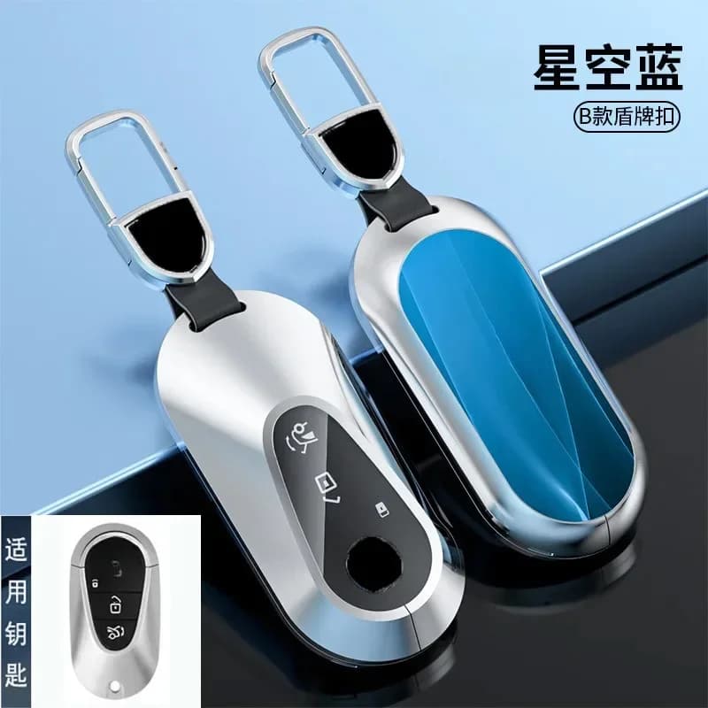 For S-Class S400L/S450L/S500L/S480L/S680 Zinc Alloy Car Remote Key Case Cover Shell Keychain Accessories