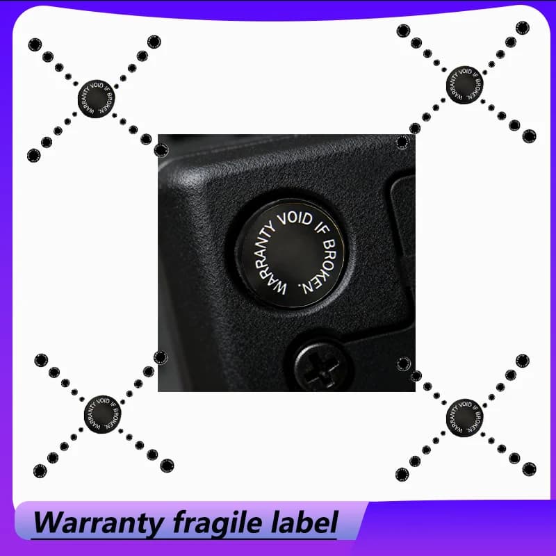Warranty warranty sticker, anti-counterfeiting screw label, warranty sticker, warranty if broken