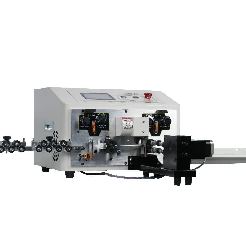 High performance automatic cable peel stripper termination wire harness cutting stripping machine