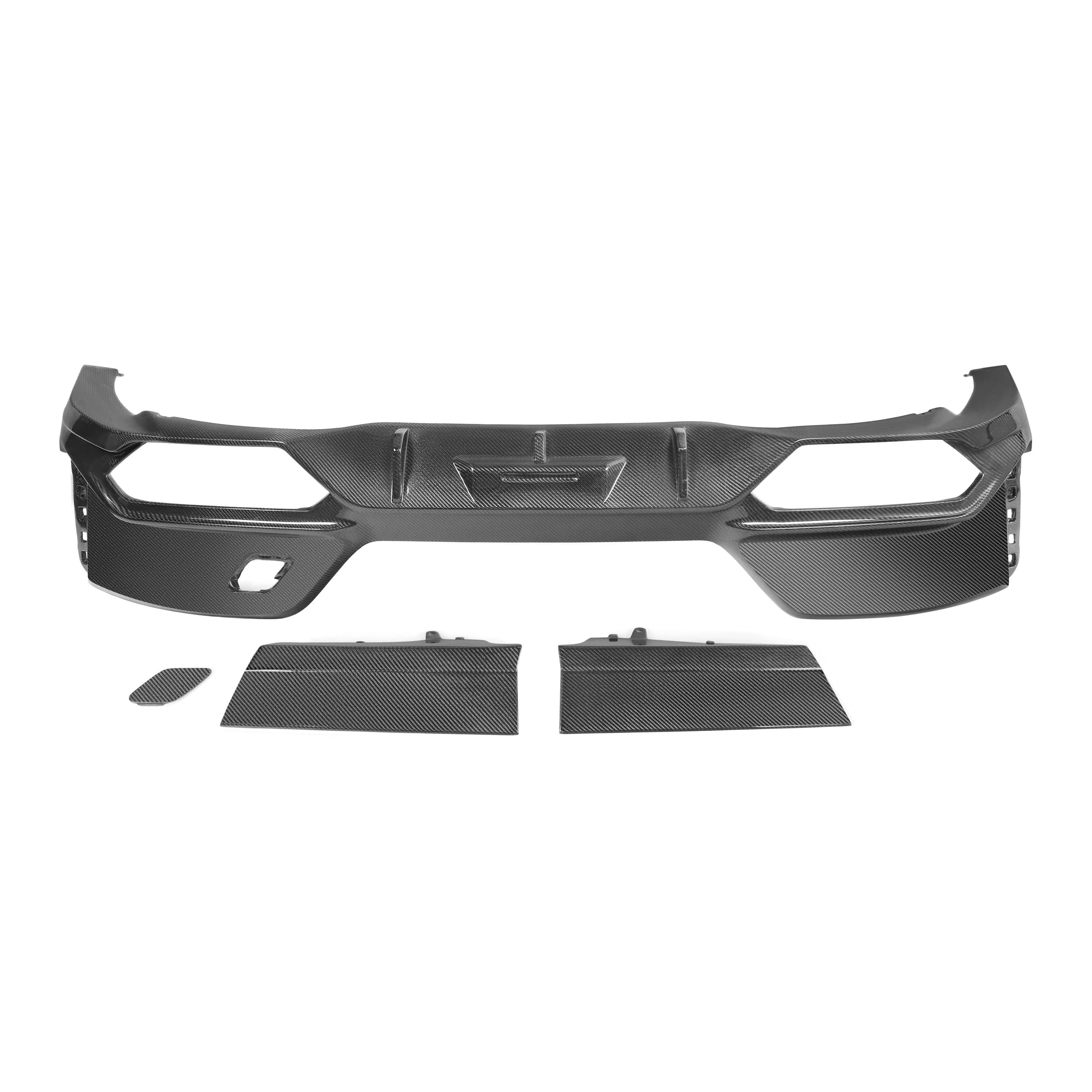 760 Style Carbon Fiber Rear Diffuser for  7 Series G70 Sedan 2023+ 4 Dood High Quality 3PCS Rear Diffuser Fender