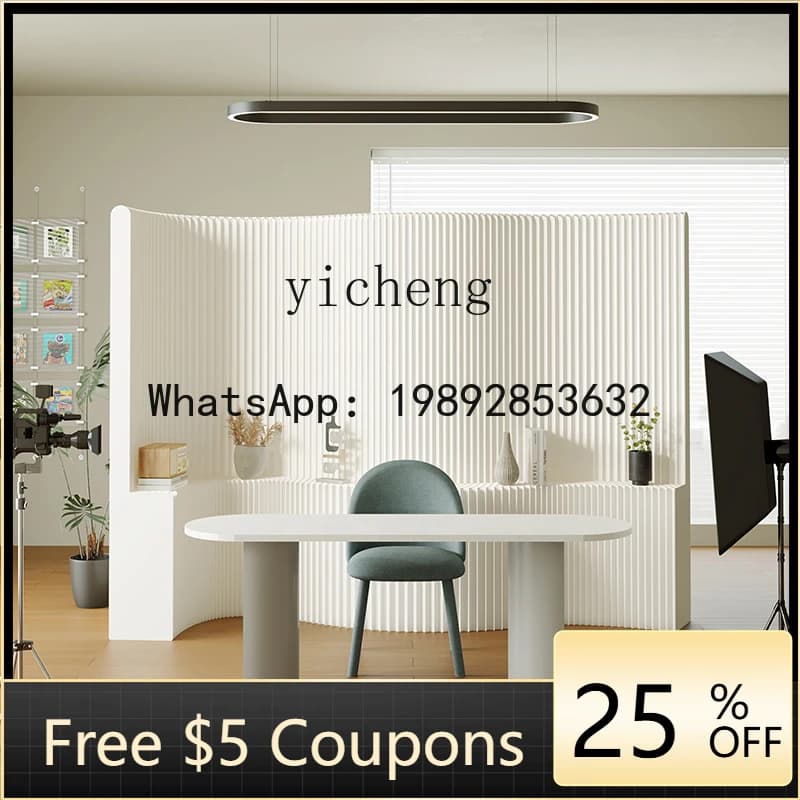 O3-13 Paper Screen Partition Living Room 2025 New Model Entrance Office Folding Mobile Wall Entryway