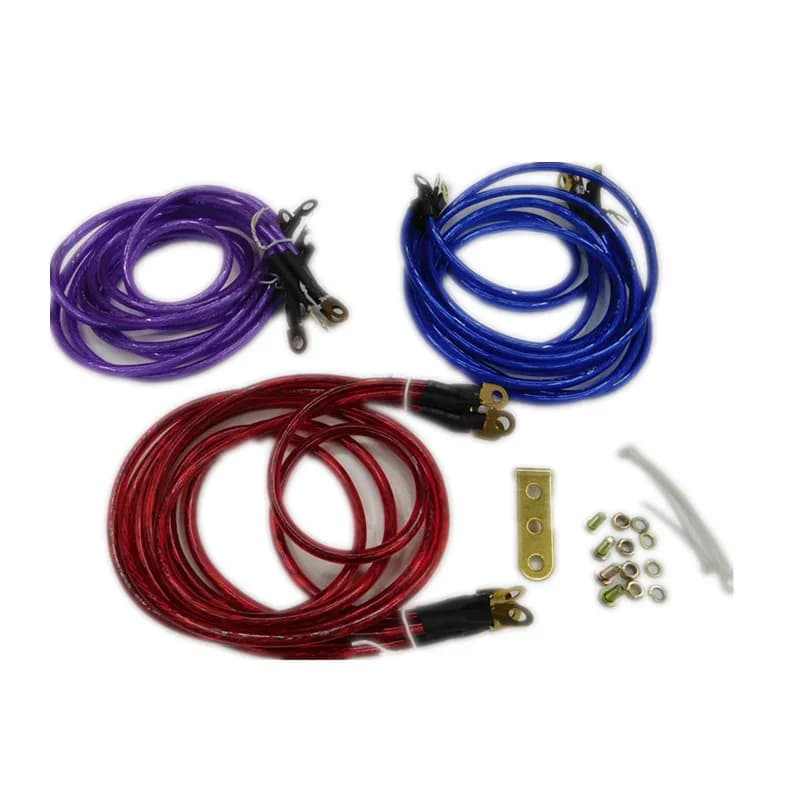 High Performance Ground Wire Kit For Universal Models 5 Cables Engine Grounding Modification Auto Accessories Car Styling