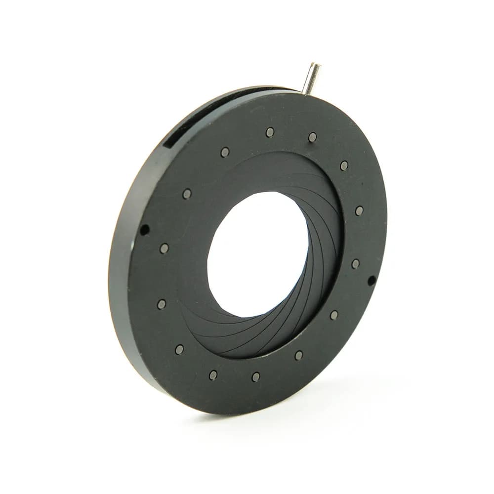 1.5-36mm Aperture Variable Optical Iris Diaphragm Camera Laser Condenser Microscope Accessory 14 Blades