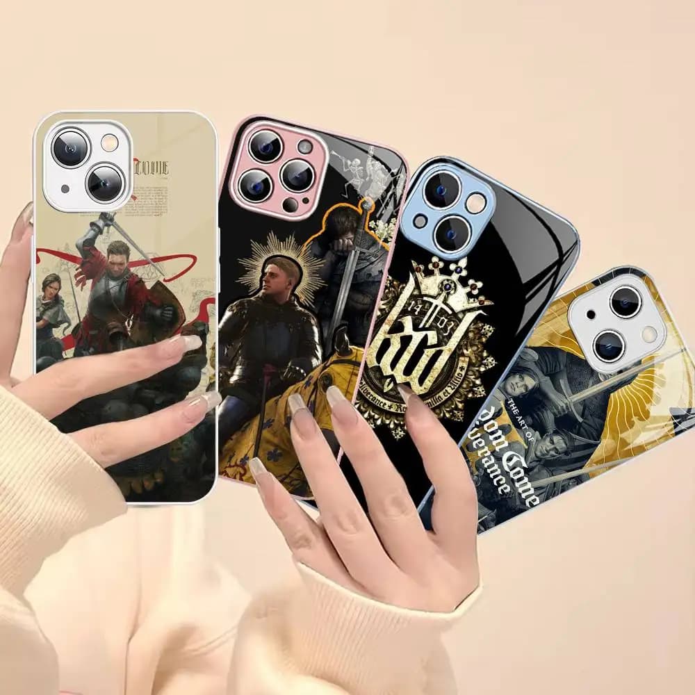 Historical Game Kingdom Come Deliverance Tempered Glass For Iphone 14 13 12 11 Pro Mini XS MAX 14Plus X XS XR Fundas