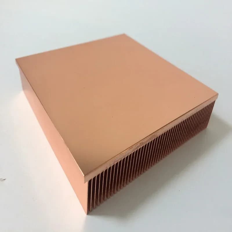 Pure Copper Heatsink Skiving Fin DIY Heat Sink Radiator Cooling Cooler For Electronic CHIP LED IC RAM heat dissipation