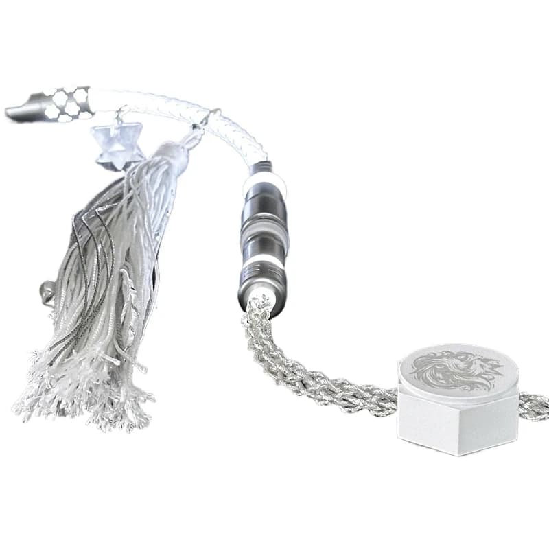 Single crystal copper aerial plug cable RGB cold white 8K magnetic axis mechanical keyboard custom cable D19