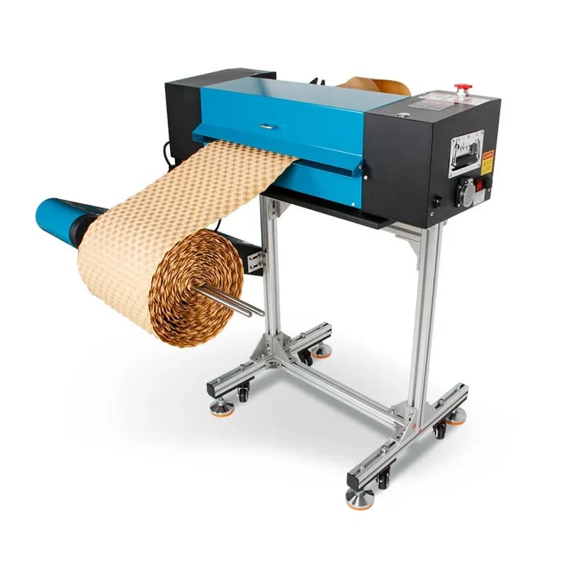 Automatic winding and cutting, porcelain filler bubble foam paper, packaging buffer, environmentally friendly