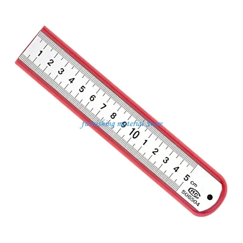 Y5GD 304 Stainless Steel Ruler High Precise Single Side Thickened Metal Scale Suitable For Construction Engineering And Design