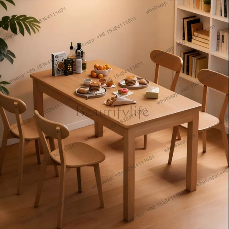 LJY Wood Study Dining Table Dining Table Restaurant Desk Modern Luxury Living Room Dining Table Designer Muebles Kitchen Furnitu