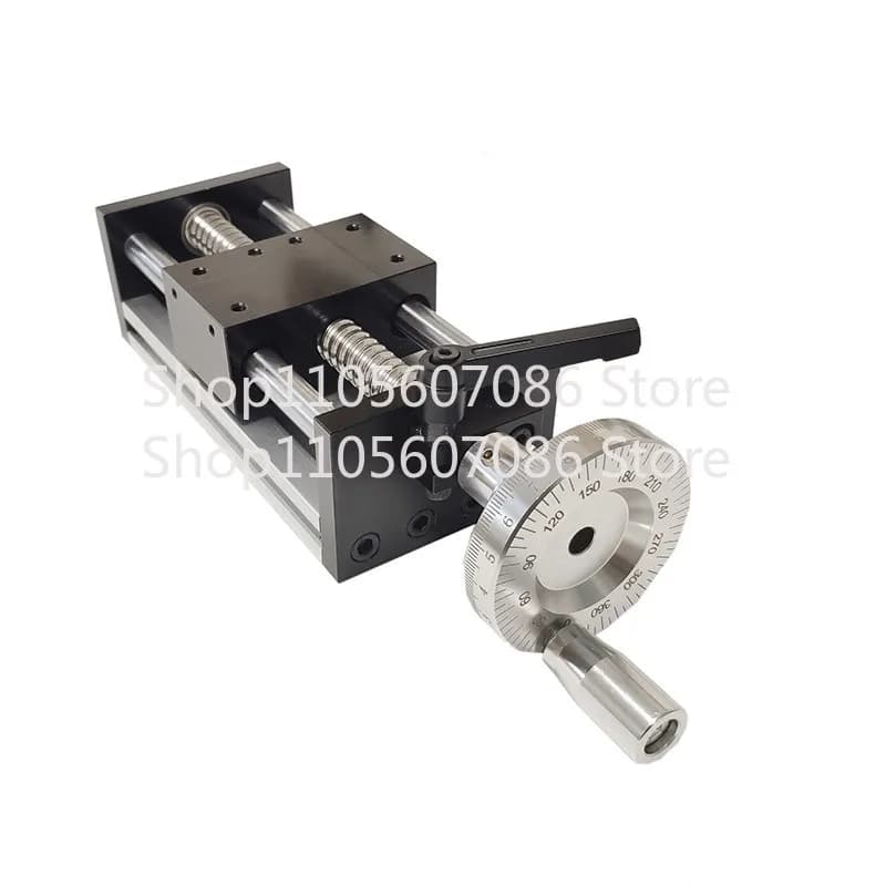 Ball Screw Linear Guide Slide Motion Module with Manual Rocker Cross Lift