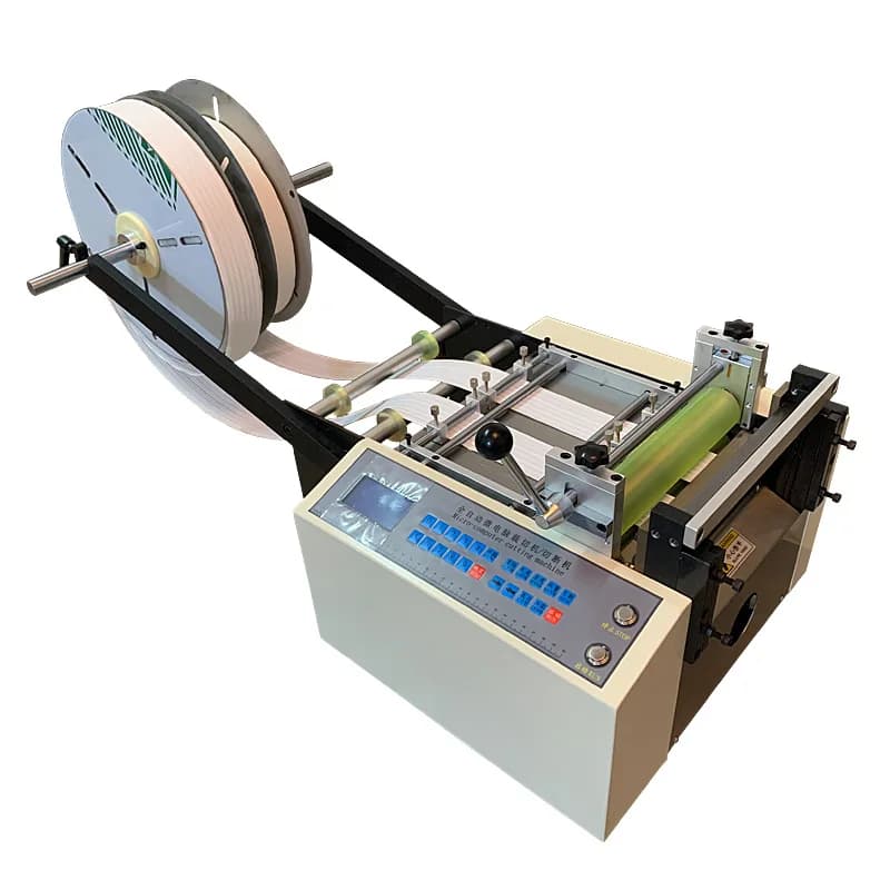 Computer elastic ribbon hot and cold machine equipment Automatic  machine Cutting machine Hot cutting cold