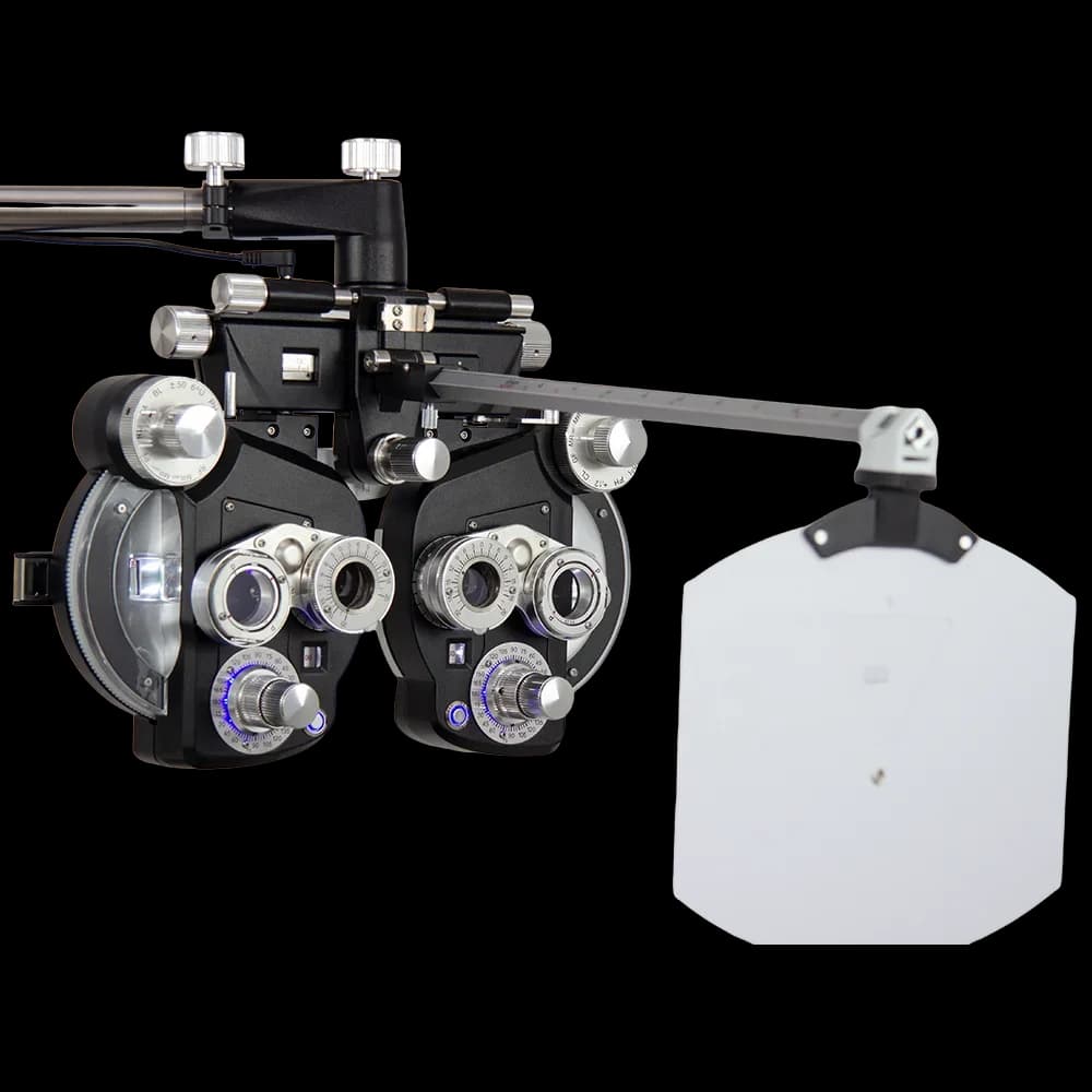 High Quality Optometry Equipment New Digital Illuminated Phoropter Manual Refractor with Two Types Axis Scale