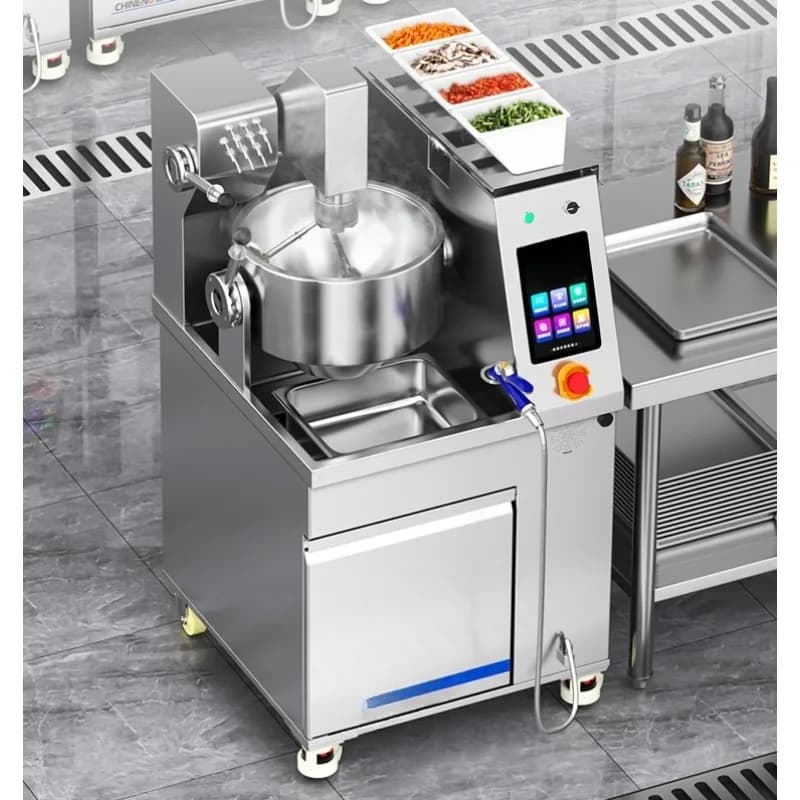 Automatic large cooking machine, multi-functional fried rice and noodles robot