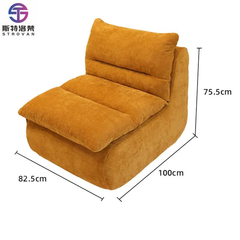 Comfortable Single Seat Lazy Sofa Bean Bag Sofa Chair Living Room Lazy Bean Bag