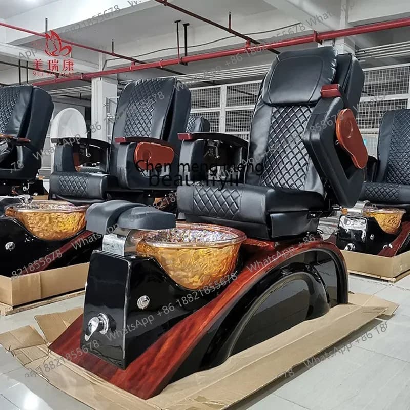 A182 Nail Beauty Sofa Foot Chair Multifunctional Pedicure Sofa Electric Backrest Massage Pedicure Chair