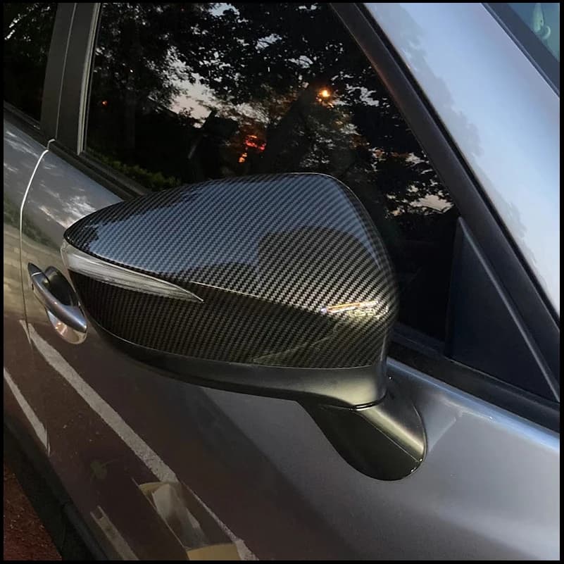 Car Styling For Mazda CX-3 CX3 2016-2019 Rearview Mirror Cover Shell Housing Replace Style Auto Accessories