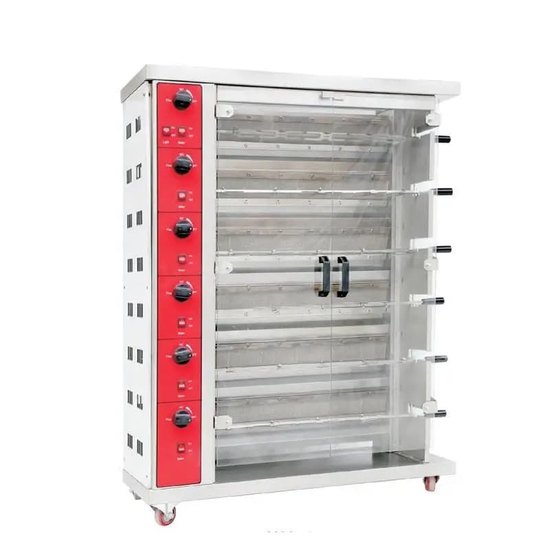 Restaurant Kitchen Equipment Chicken Rotisserie Grill Machine Roster Chicken Machine Electric Rotisserie For Whole Chicken