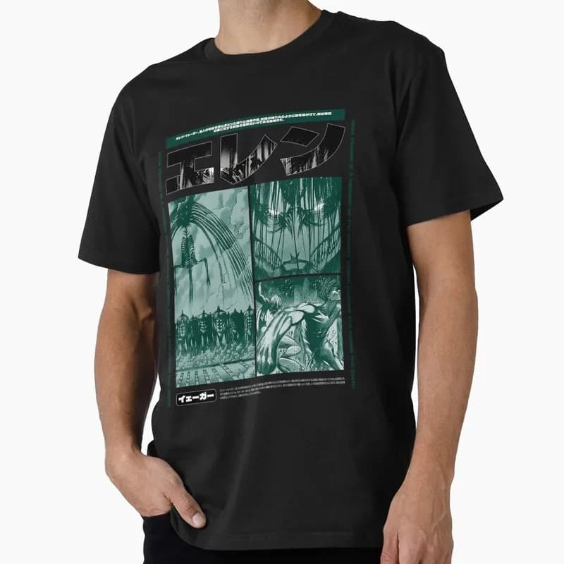 The Founding Titan Attack on Titan Anime Gift T shirt Shingeki no kyojin Print Graphic Clothes All size tops S-6XL