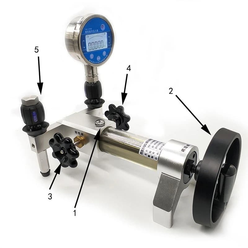 700 Bar Hydraulic Pressure Source Comparison Test Pump Dead Weight TesterHot Sales Cheap And Fine