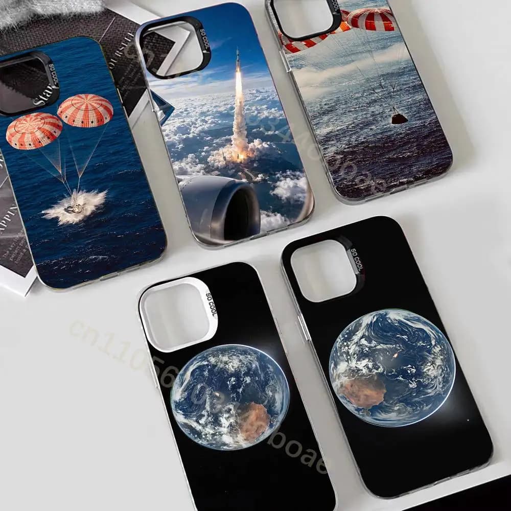 A-ArtemisII Phone Case For iPhone 17,16,15,14,13,12,11,Pro,MAX,Plus TPU Soft To Skin-friendly Cover