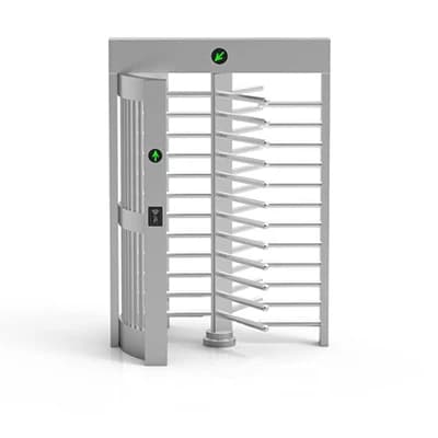 QR Code Scanning System High Security Gate Automatic Full Size Height Turnstile Door