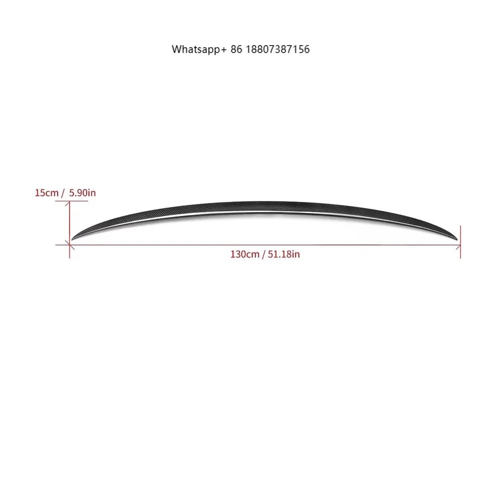 G70 Dry Carbon Car Spoiler Wing Lip forBMW 7 Series M-sport M760E 2023 7 Series G70 Carbon Fiber Spoiler