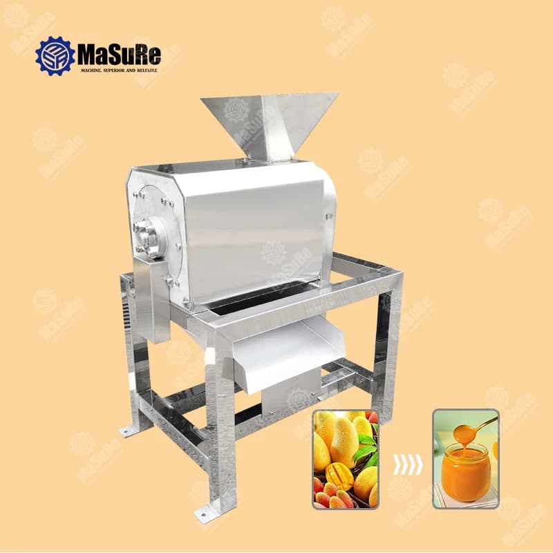 Automatic Red Bayberry Fruit Seed Remover Beater Fruit Pulper Machine