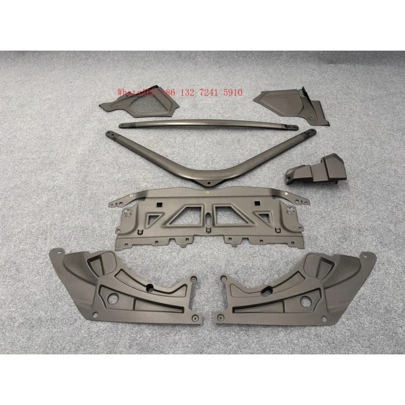 Dry Carbon Fiber Engine Cover Strut