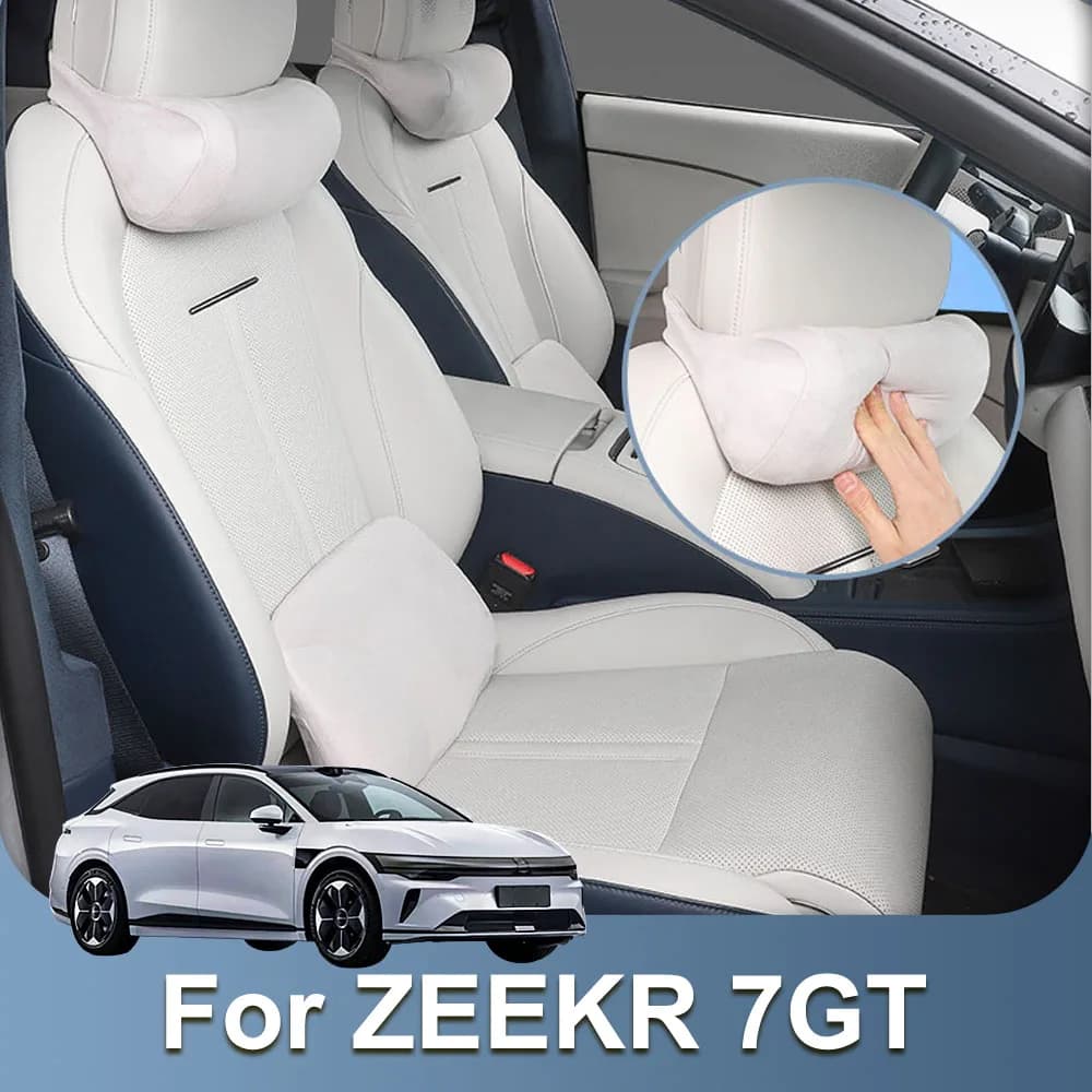 Seat Headrest Lumbar Support Fit For ZEEKR 7GT 2026 2027 Soft And Comfortable Neck Pillow Pillow Car Modification Supplies