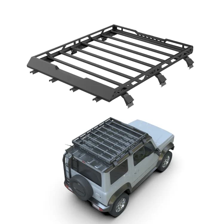 Steel Aluminum Off-Road Vehicle Parts Manufacturer Wholesale Car Roof Racks for Suzuki Jimny 2018+ 3 Door 5 Door 4x4