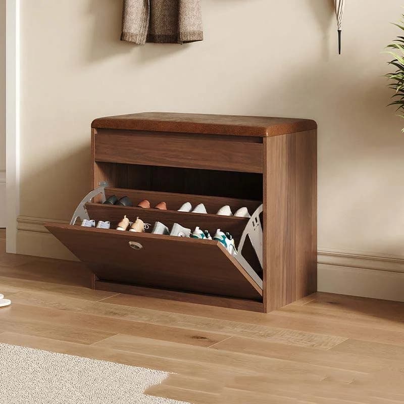 Modern Minimalist Shoe Cabinet Dustproof Designer Luxury Wooden Shoe Storage Cabinet Space Saving Scarpiera Furniture Home