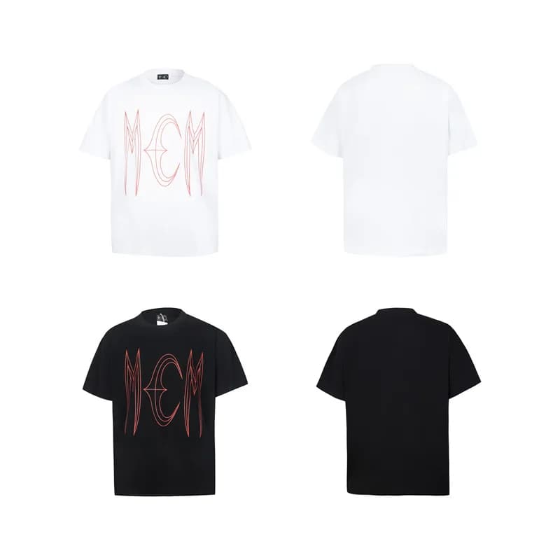 Thug Club Street Hollow Letter Print Loose Street Hip-Hop Men's and Women's T-Shirt Trendy